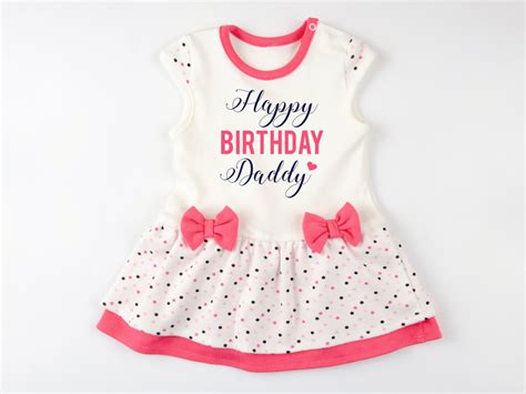 Dad gifts birthday gift hold my hand father's day daddy from daughter son card. Dad Birthday Gift HAPPY BIRTHDAY DADDY Cute Baby Girl Dress