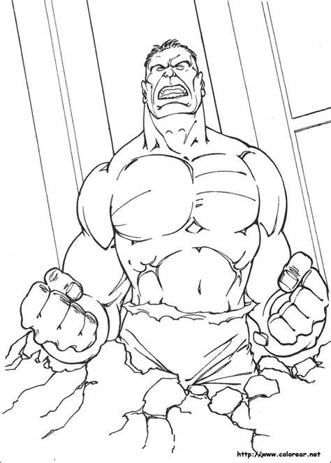 Dibujos Para Colorear De Hulk