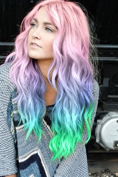 Rainbow Ombre 7 Awesome Pastel Hair Colors To Try Out This