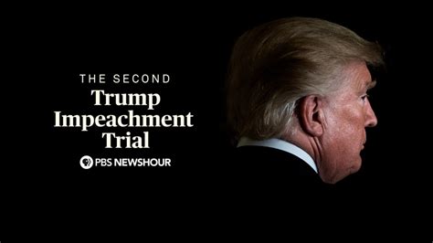 Second Impeachment Of Donald Trump Pbs Newshour