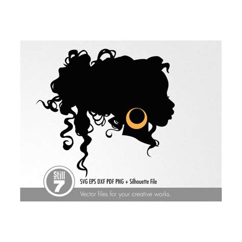 Black Woman Svg Svg Cutting File Eps Dxf Pdf Png Silhoue Inspire Uplift