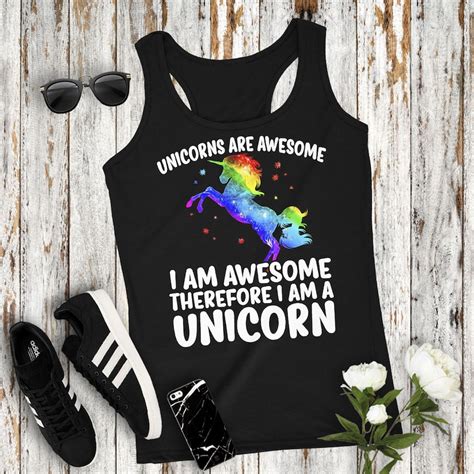 Unicorns Are Awesome I Am Awesome Therefore I Am A Unicorn Etsy