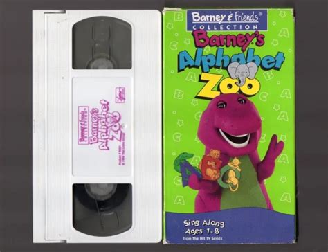 Barney Alphabet Zoo Vhs Barney Home Video Purple Dinosaur Eur 899