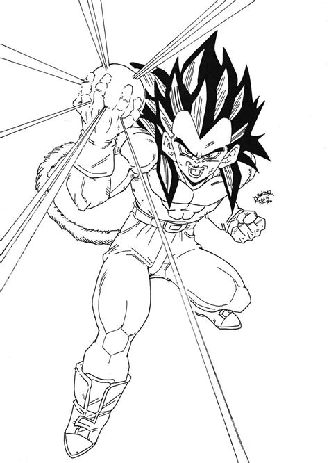 Capture the pose and the movement like the closing left fist and the summoning. Dragon Ball Z Vegeta Coloring Pages - Coloring Home