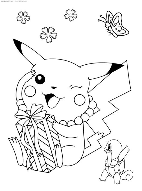 Dibujos De Pikachu Para Colorear Imprima Gratis A4 Pokemon Coloring