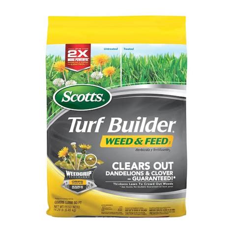 Scotts Turf Builder 14 29 Lbs 5 000 Sq Ft Weed And Feed Weed Killer