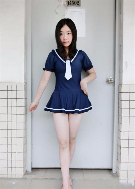 Japanese Sukumizu Kawaii School Girls Swimsuit Sailor Uniform Cosplay
