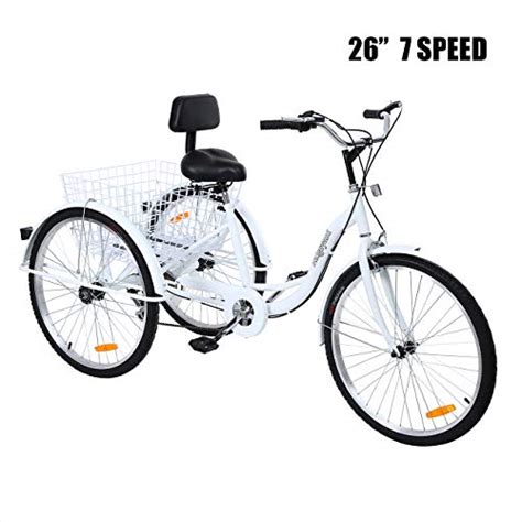 Buy Iglobalbuy 26 Inch Adult Tricycles Series 7 Speed 3 Wheel Bikes For