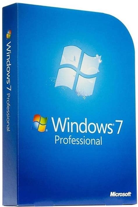 Microsoft Windows 7 Professional Wsp1 Licence And Media 1 Pc Oem