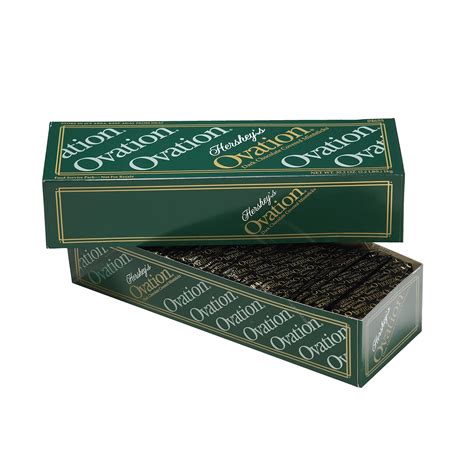Hersheys Ovation Dark Chocolate Mint Sticks 352 Ounce