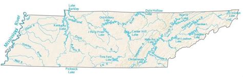 Free Tennessee Rivers Map And The Top Rivers In Tennessee