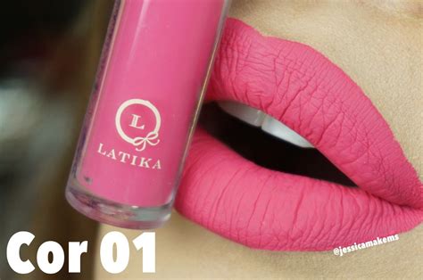 Batom L Quido Lip Matte Latika Cor Rosa N R Em Mercado Livre