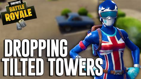 Dropping In At Tilted Towers Fortnite Battle Royale Gameplay Ninja