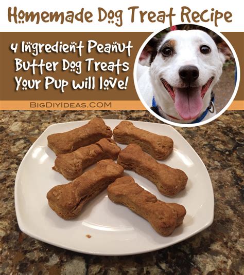 Easy Recipe For Homemade Peanut Butter Dog Treats