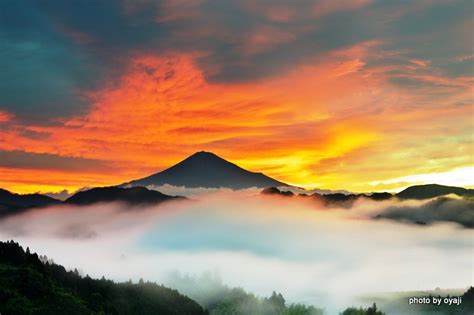 朝焼けと雲海と富士山（おまけ） 富士山見えたら‥