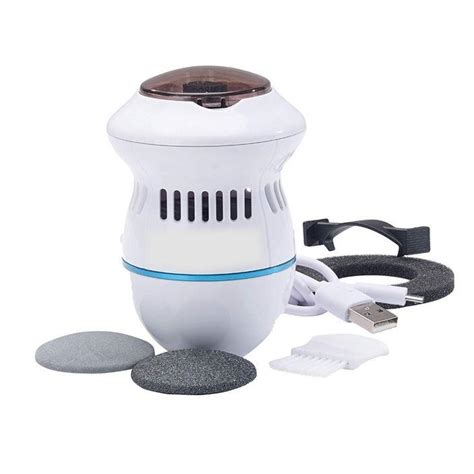 Electric Callus Remover Built In Vacuum Rechargeable Motorized Feet