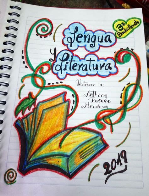 10 Ideas De Caratulas De Literatura Carátulas Para Cuadernos