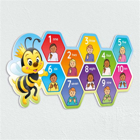Bsl Numbers 1 To 10 Bee Sign Set B British Sign Language For Schools