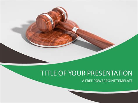 Justice And Law Powerpoint Template