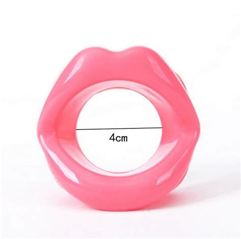 New Blowjob Female Mouth Gag Bdsm Fetish Restraints Pink Black Soft Rubber Bite Open Ring Gag