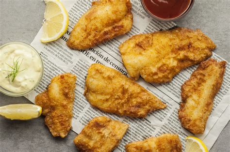 Fish fillet, battered or breaded, fried. Easy Fried Fish Fillet Recipe