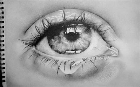 Drawings Of Crying Eyes Crying Eye Drawing By Collin A Clarke Tight