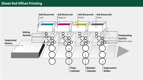 Sheet Fed Offset Printing Press Diagram Graphic Design Course Offset