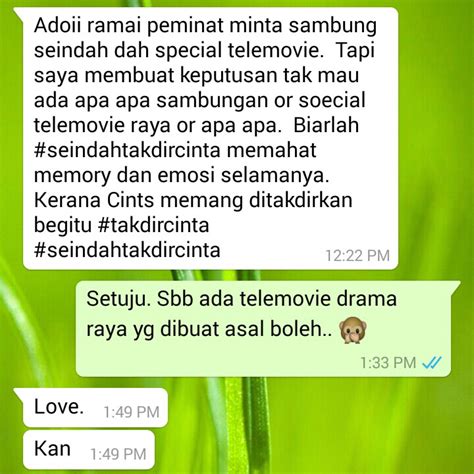 2moons the series episode 1 engsub full. EDtv: (Sembang) Tidak akan ada sekuel drama Seindah Takdir ...