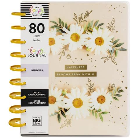 Happy Planner Classic Guided Journal Pressed Florals Shopee Thailand