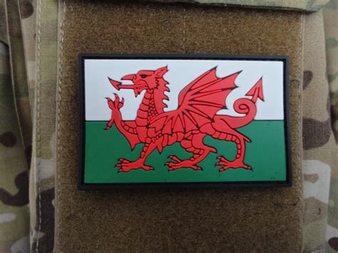 3d Rubber Patch Wales Moralefun Patches Patch Werk