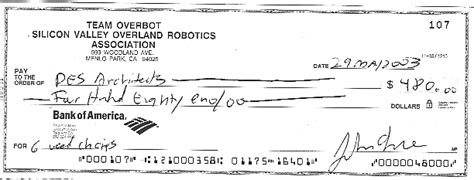 That means if you are requested to pay fees without having opened an account with boa first, then you are likely to be. Cancelled checks for 2003