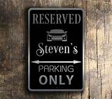 Personalized Reserved Parking Signs Pictures