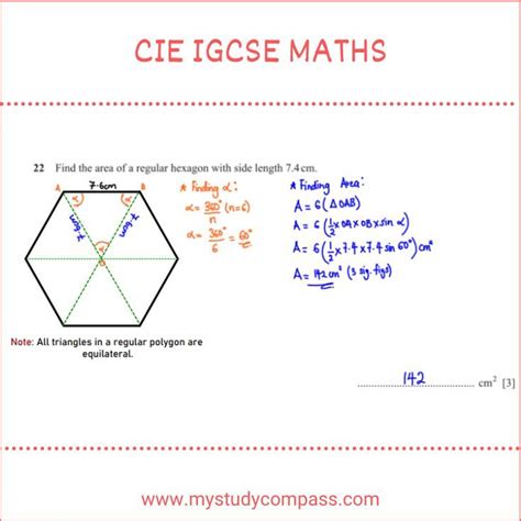 Cie Igcse Maths 058021mj20 Solved Past Paper Question 22