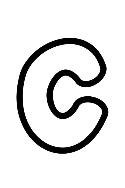 Letter C Template
