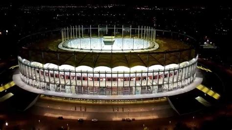 Arena națională is a retractable roof football stadium in bucharest, romania, which opened in 2011, on the site of the original stadionul național, which was demolished from 2007 to 2008. Arena Nationala - Prezentare - YouTube