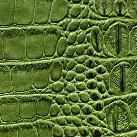Green Alligator Vinyl Fabric Ifabric