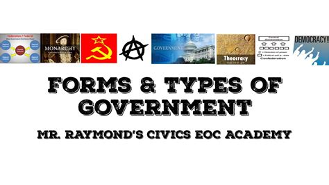 Types And Forms Of Government