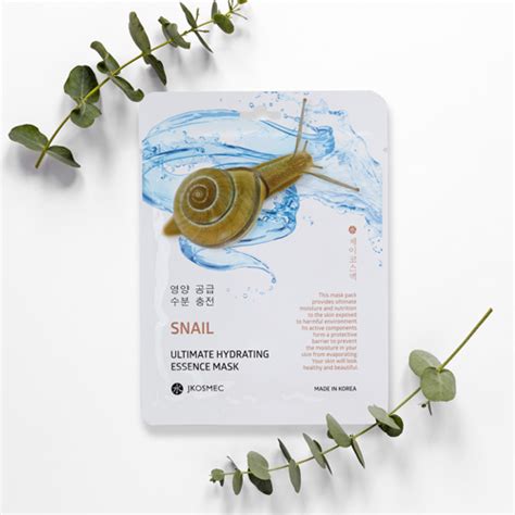 Korean Jkosmec Snail Ultimate Hydrating Essence Mask Ml Korean Skin Care Cosmetics Azha