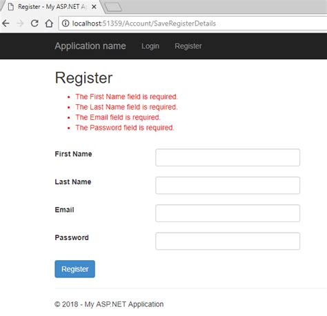 Login And Registration Form In Asp Net Core Mvc With Database Infoupdate Org