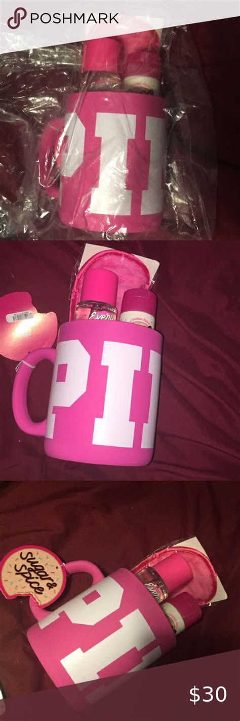 Pink Mug Victoria Secret Pink Accessories Pink Mugs