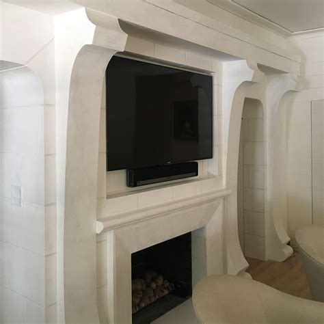 The Design For This Plaster Fireplace Was Ambitious And We Wouldnt Want