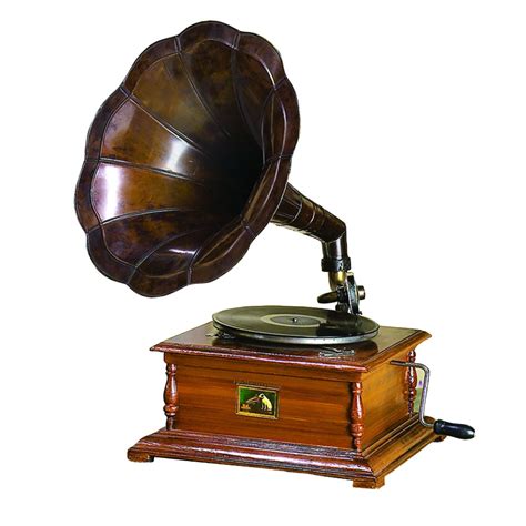 Buy Winnerbrown Home Décor Metal Wood Brass Antique Finish Gramophone