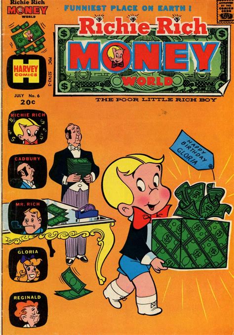 Richie Rich Money World Vol 1 6 Harvey Comics Database Wiki Fandom