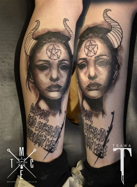 Demon Girl Tattoo Tatuaje Electrónico