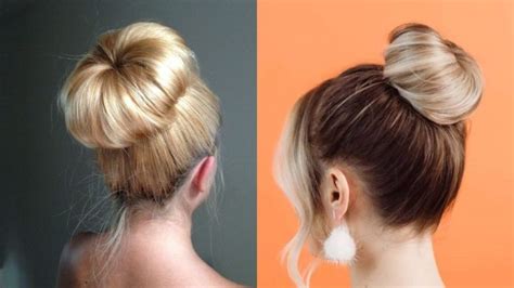 3 Types Of Sock Buns Learn How To Do These Hairstyles Hairdo Hairstyle