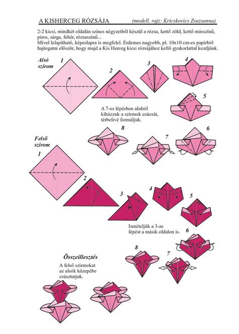 Origami Charming Origami Rose Instructions How To Make Origami Rose