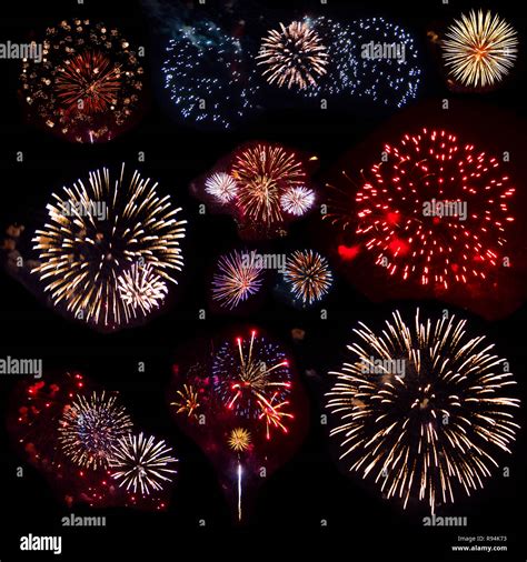 Firework Shapes Hi Res Stock Photography And Images Alamy