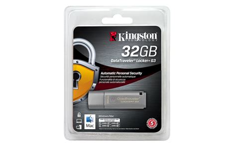Kingston Technology Datatraveler Locker G3 32gb Lecteur Dtlpg3