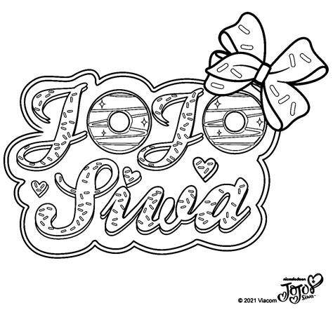 Jojo Siwa Printable Coloring Page Download Print Or Color Online For
