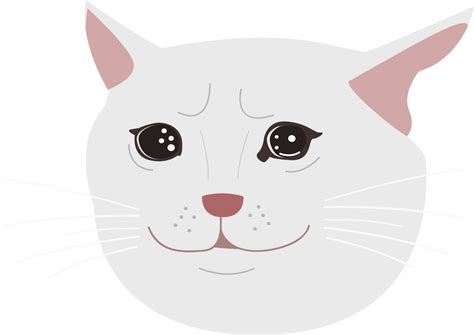 Crying Cat Meme Icon 12721540 Vector Art At Vecteezy